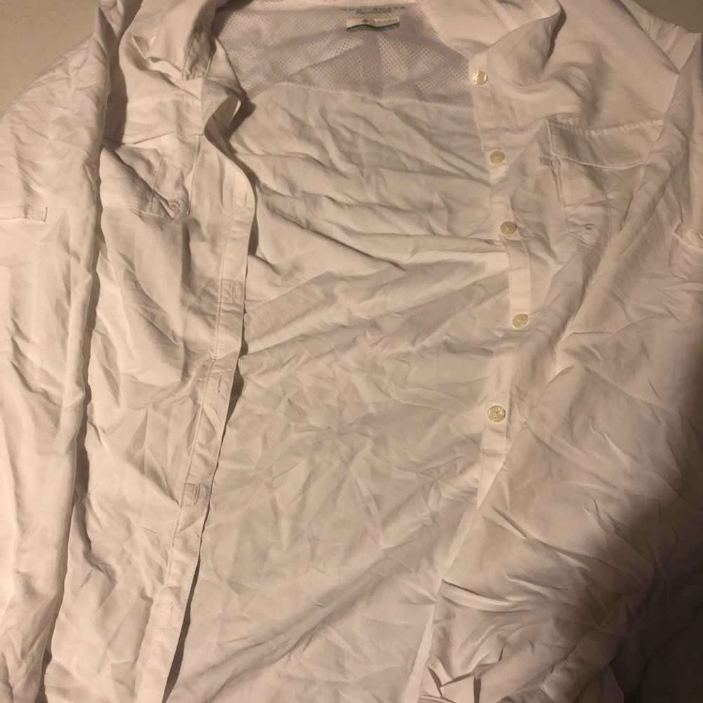 Columbia long sleeve white